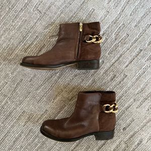 Sam Edelman Leather Booties- Size 8